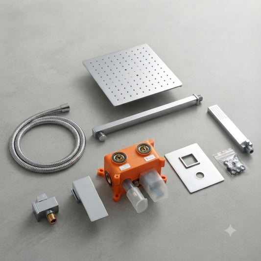 Mitigeur de Douche Encastré SANILUM – 3 Sorties | Chrome Brillant