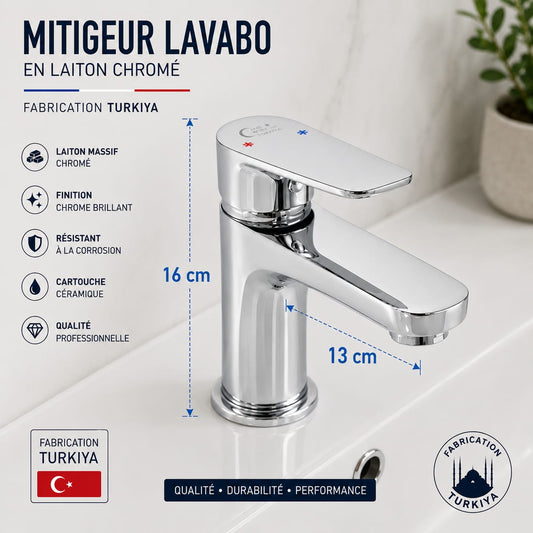 MITIGEUR LAVABO SANILUM