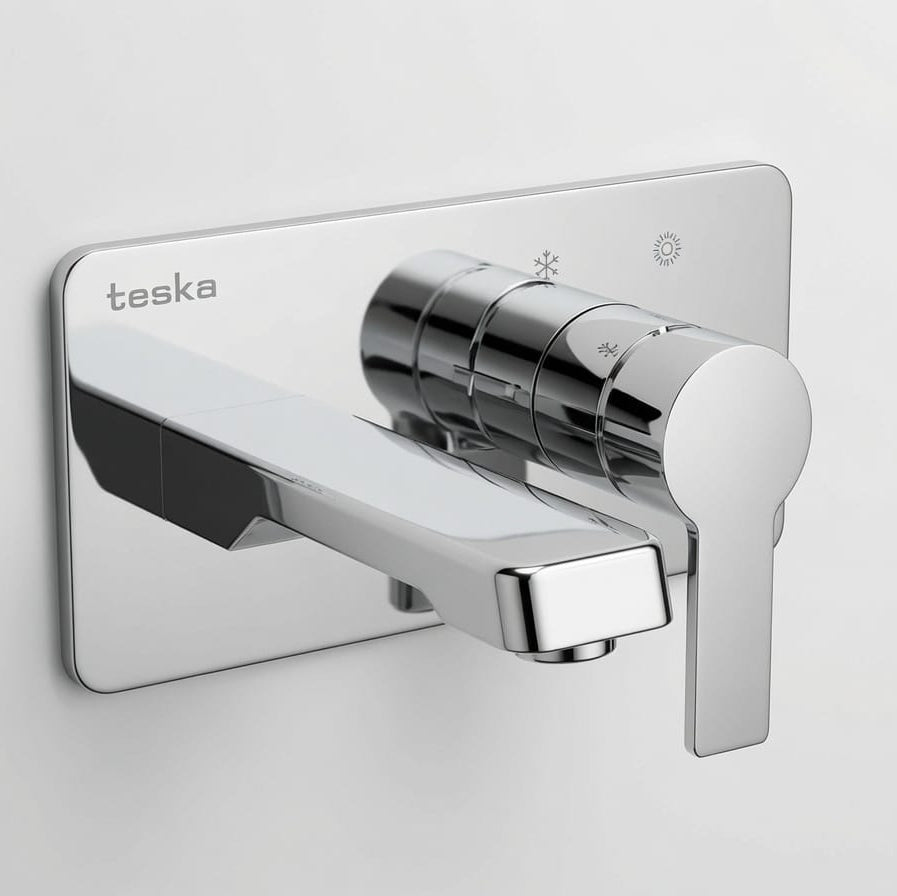 MITIGEUR LAVABO ENCASTRÉ TESKA – CHROME BRILLANT | CORPS EN LAITON | FABRICATION TURQUE 749.00