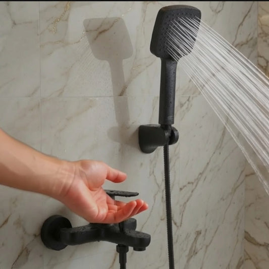 MITIGEUR DOUCHE NOIR MAT SANILUM – CORPS EN LAITON | KIT COMPLET | HAUTE QUALITÉ